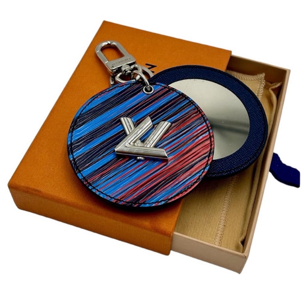 LOUIS VUITTON Tropical Epi Printed Mirror Key Holder Bag Charm